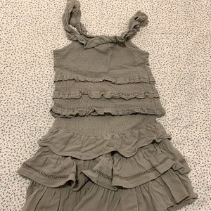 Vintage Havana top and skirt L like a size 8/9